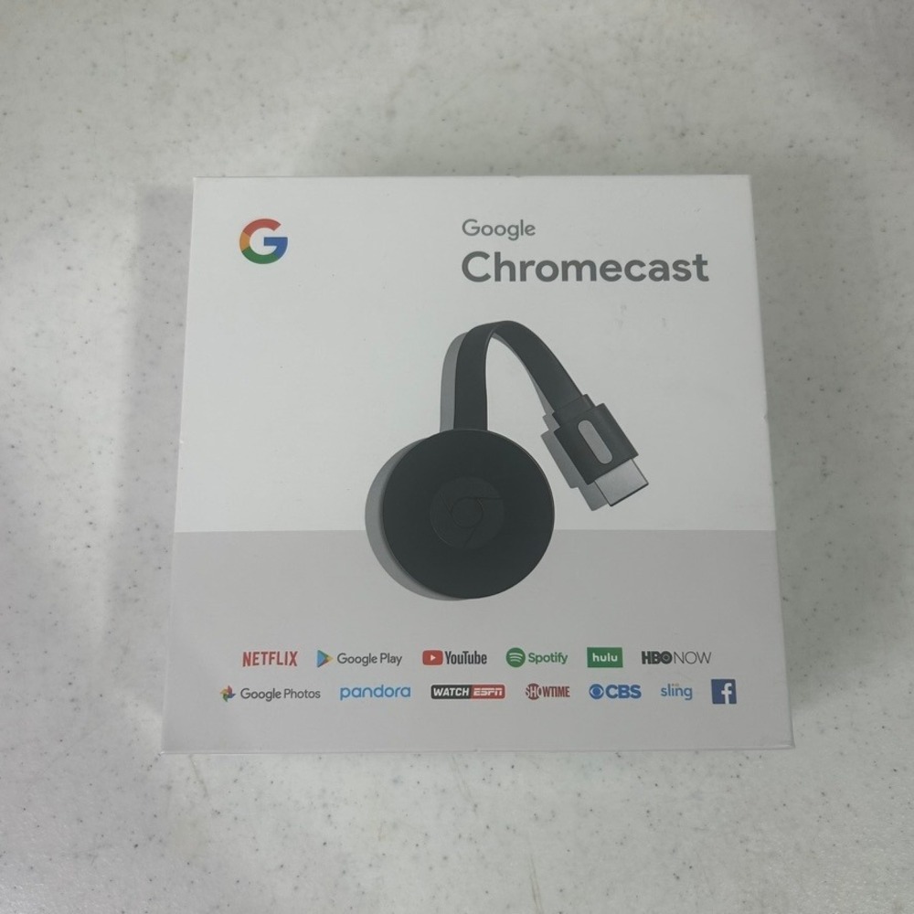 Google Chromecast 2nd Generation NC2-6A5 Digital Media Streamer Charcoal Black